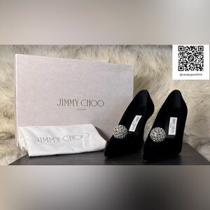 JIMMY CHOO Black Velvet Pumps 
NWT | EU 35.5